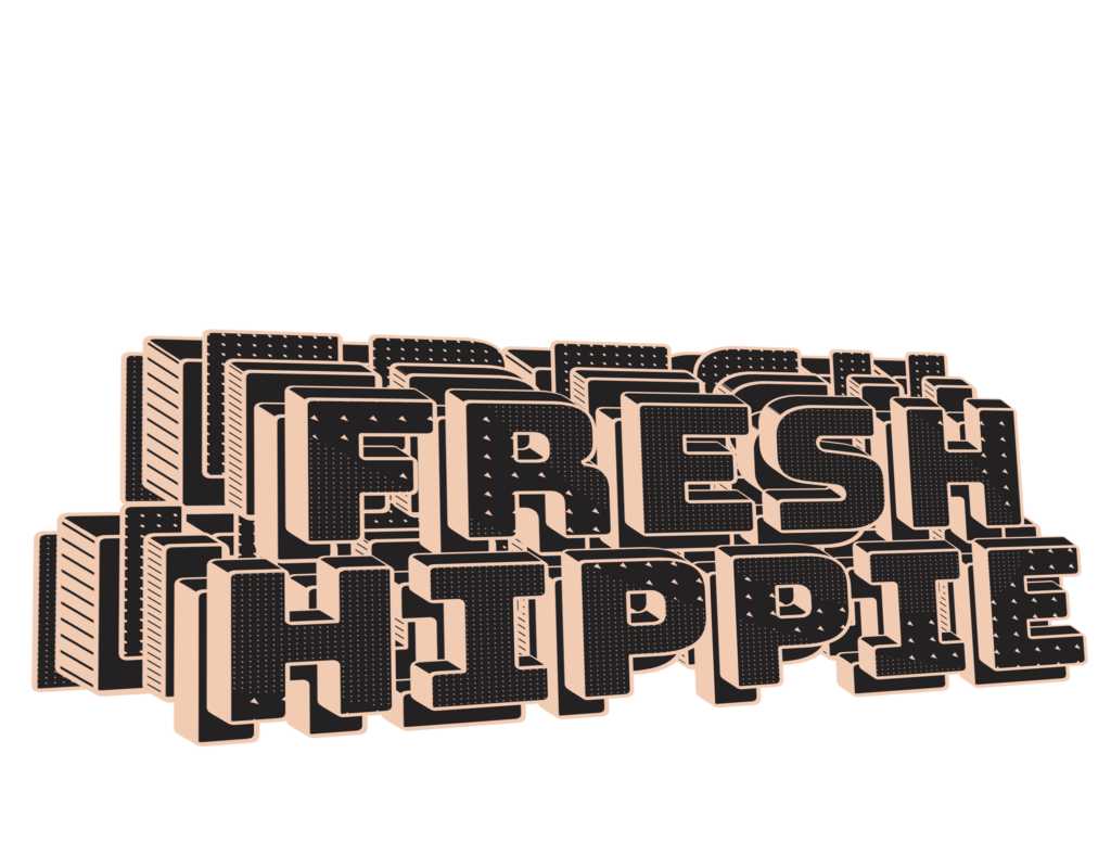 United Pixelworkers Fresh Hippie brand design logo