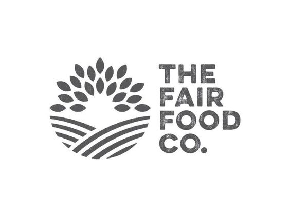 United Pixelworkers Fair Food Co brand design logo